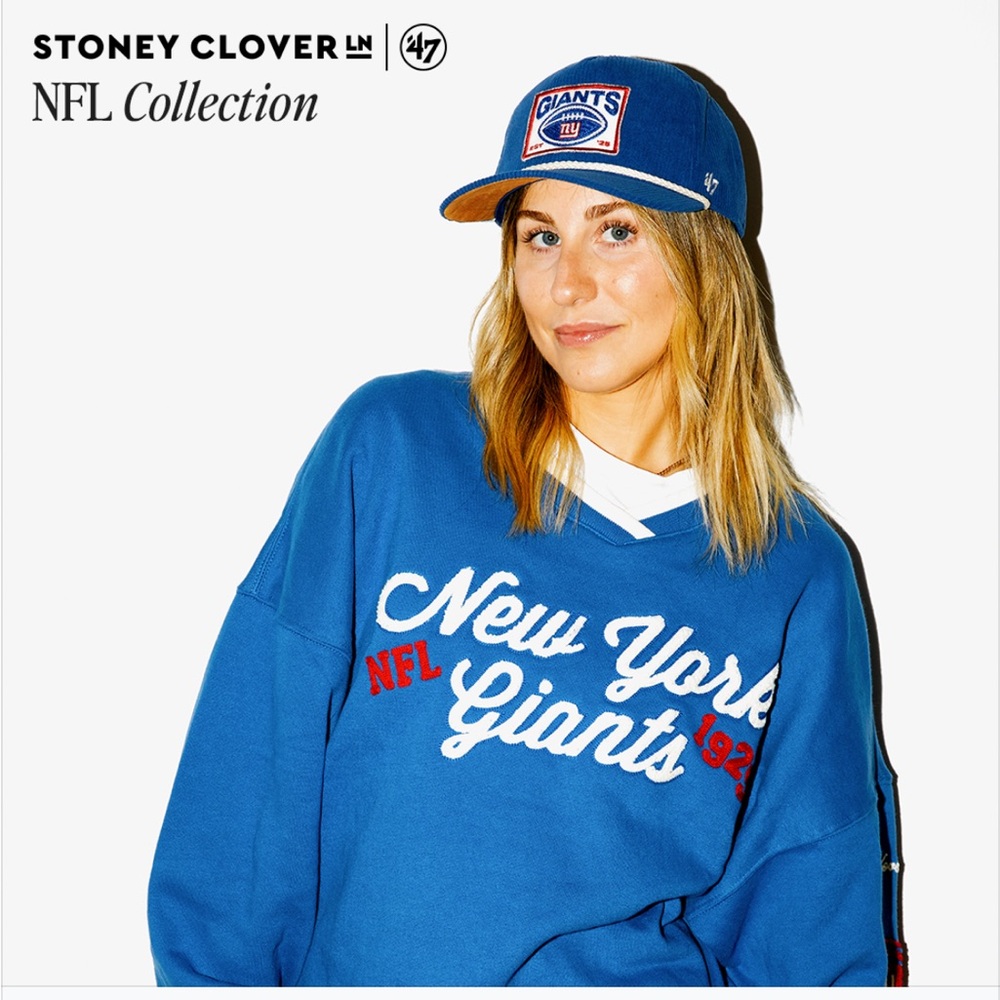 Sealed RARE Stoney Clover Lane x ‘47 - NFL New York Giants eighties pullover